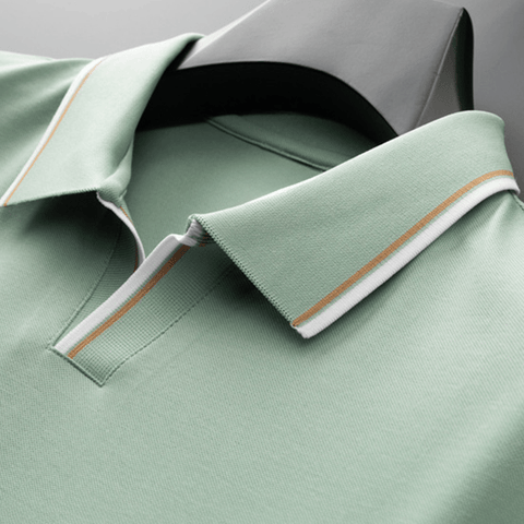 Alban | Silk Polo Shirt