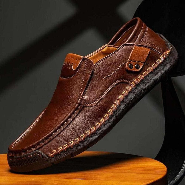Avery Leather Moccasins