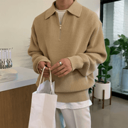 Heric™ | Half-Collar Sweater with Zipper